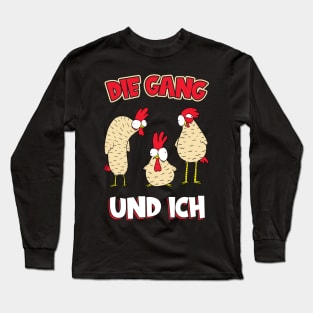 The Gang And I Chicken Coop Farmer Chicken Long Sleeve T-Shirt